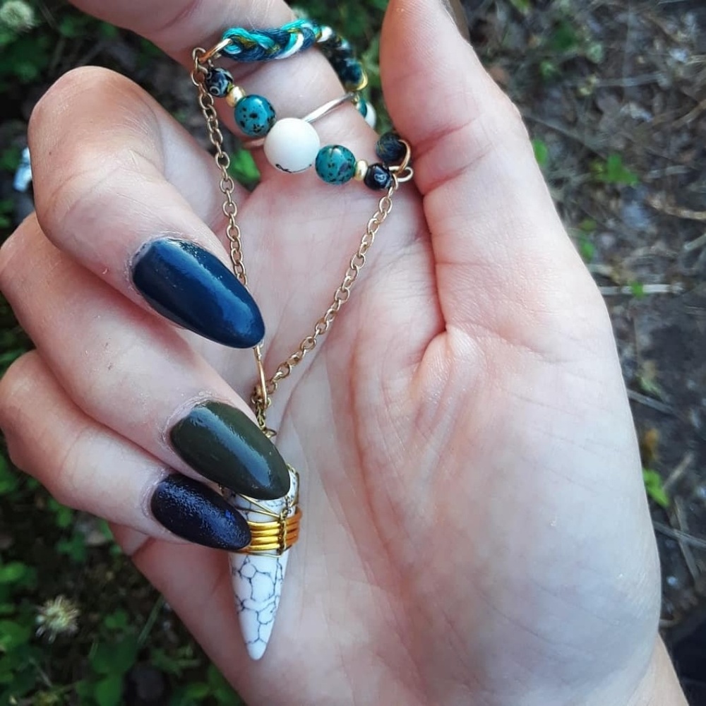 Handmade Howlite Necklace